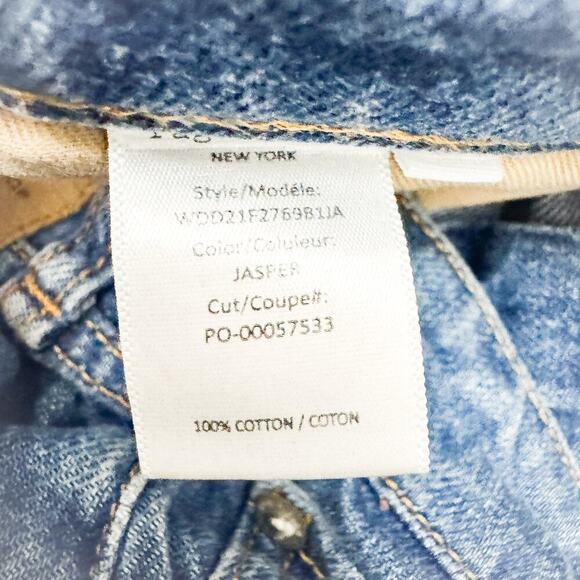 Rag & Bone Rosa Mid-Rise Boyfriend Button-Fly Jasper Denim Jeans Size 25 - Picture 7 of 8